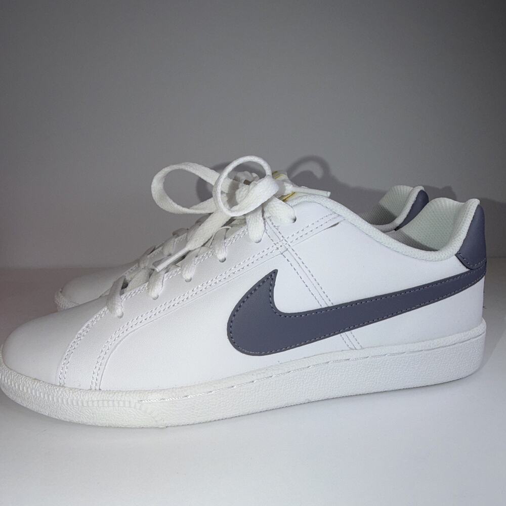 Nike Court Royale Men's Low Top Lace-Up Sneakers White/Light Carbon 749747-105